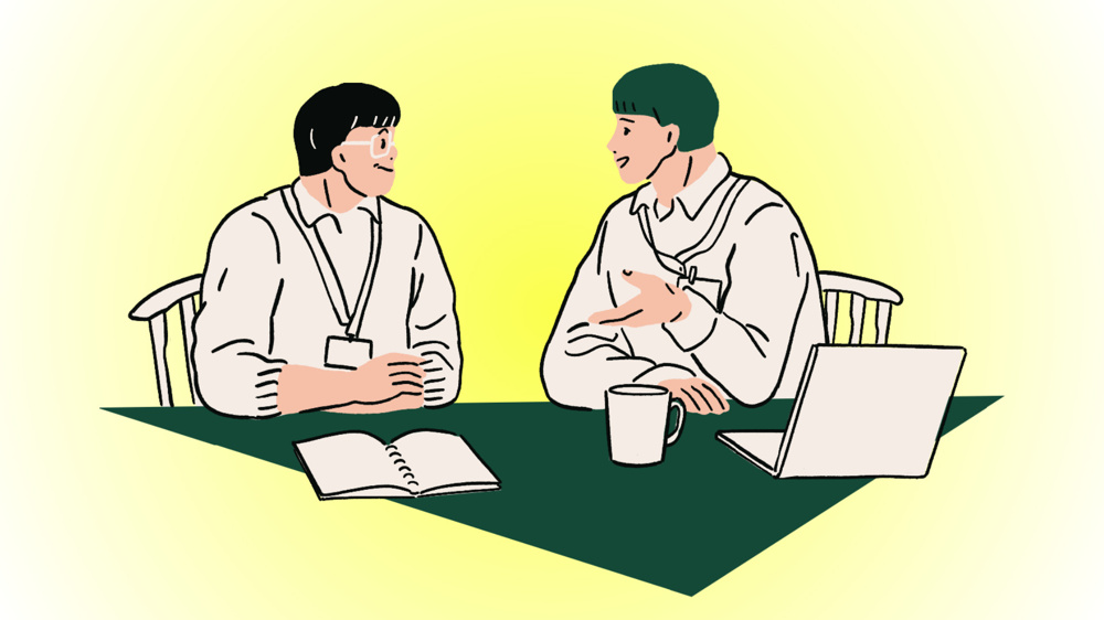 地元不動産会社の大先輩との会話は、とても楽しく、とても多くのことを学べます。の画像