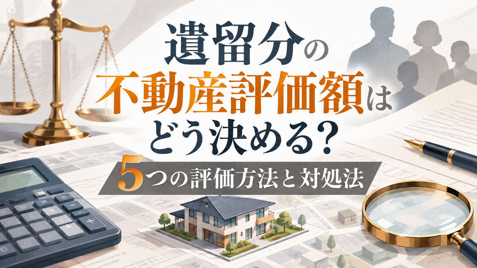 遺留分の不動産評価額はどう決める？5つの評価方法と対処法も解説の画像
