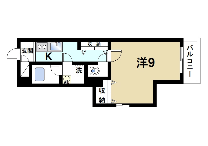 グラディオ新大宮の間取り図4