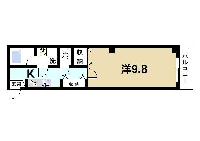 グラディオ新大宮の間取り図3