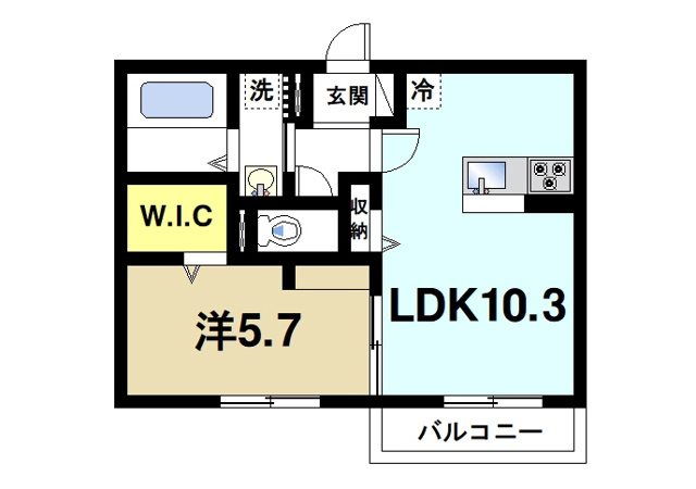 プラナス新大宮の間取り図2