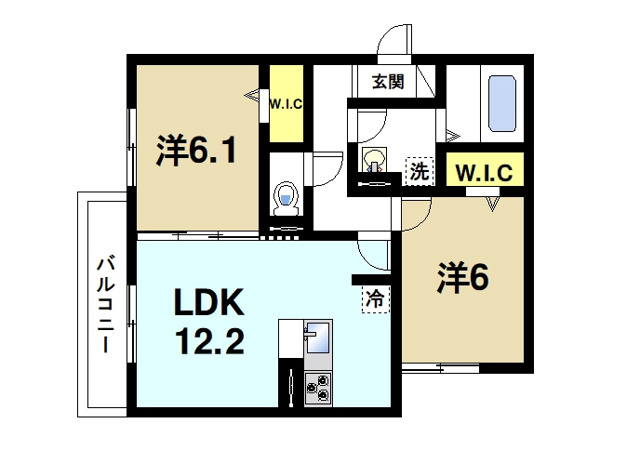 スリジエ新大宮の間取り図3