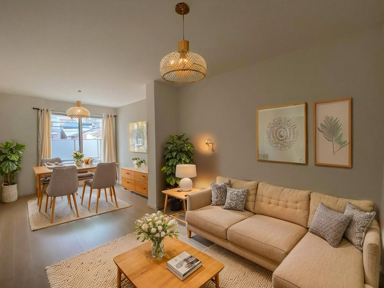 ＃44 光がたっぷり入る北欧風のお家の画像