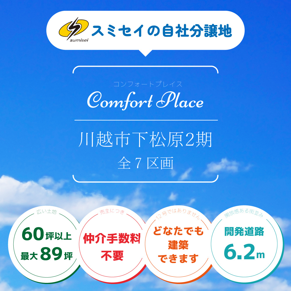 コンフォートプレイス下松原2期全7区画