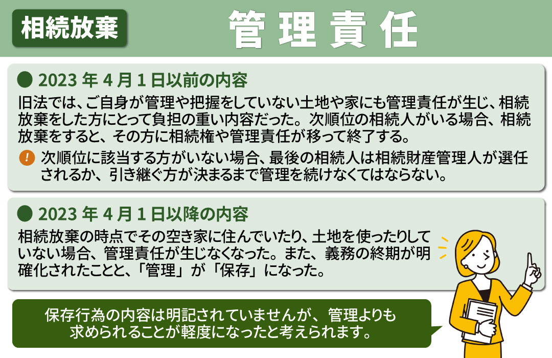使わない空き家を相続放棄しても残る可能性のある管理責任とは