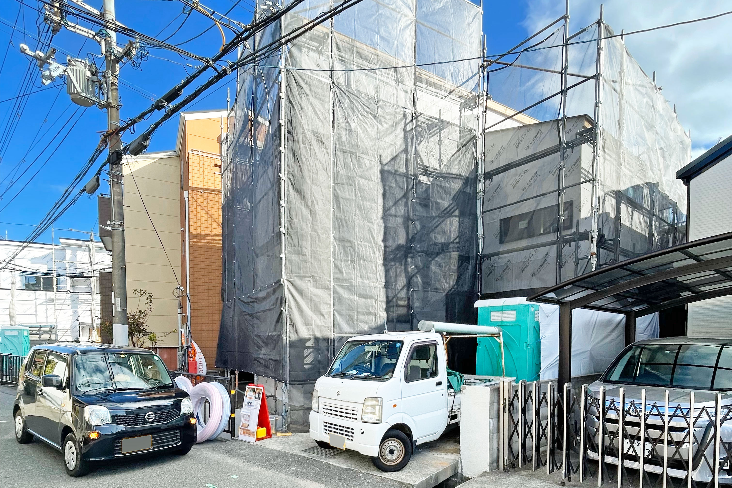 ハッピータウン美鈴町3丁目、順調に建築中です！の画像