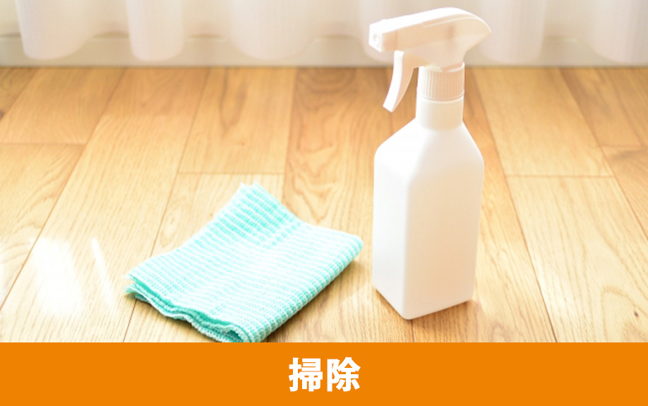 賃貸物件のフローリングにカビが生えたときの掃除の手順