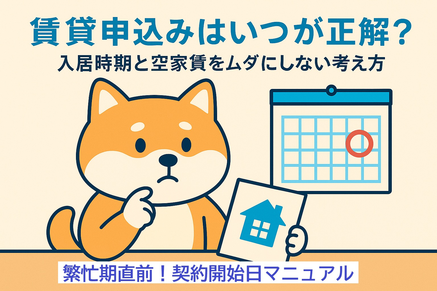 「いつから家賃が発生するの…？」 日向市の賃貸で損しない契約開始日の決め方と注意点の画像