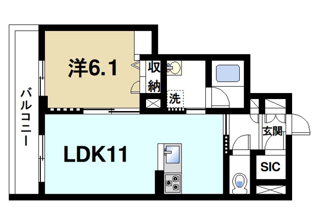 シャトードールⅡの間取り図1