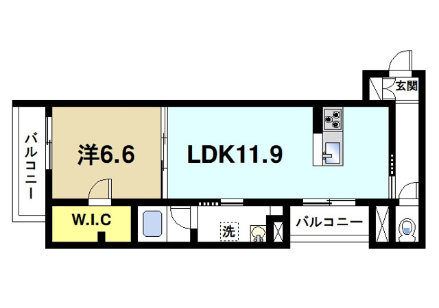シャトードールⅡの間取り図3
