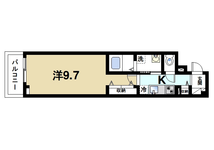 ヒカルサ奈良大森西サウスの間取り図1