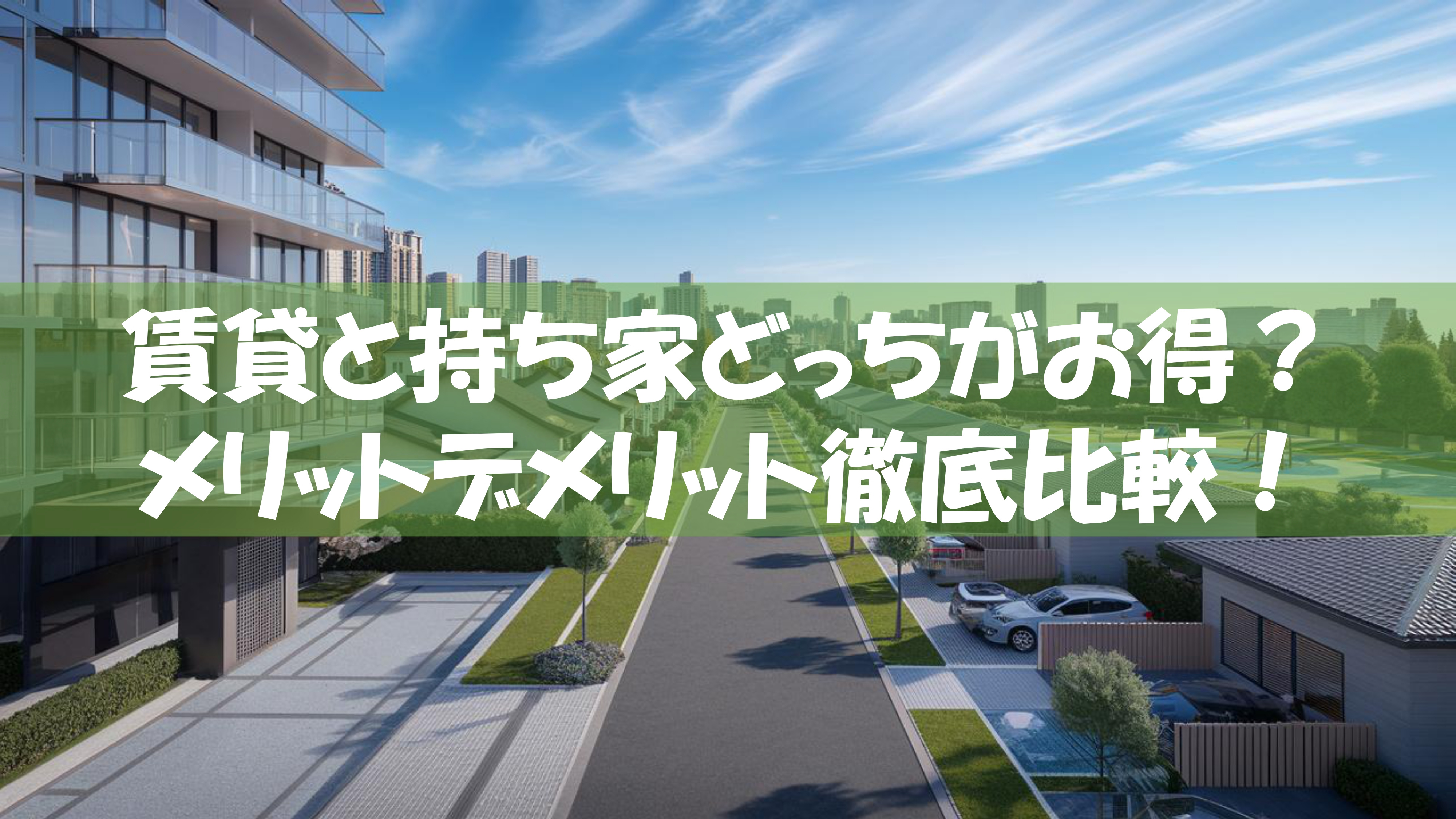 マンションか戸建てか悩んでいる？ 選び方のポイントをご紹介の画像