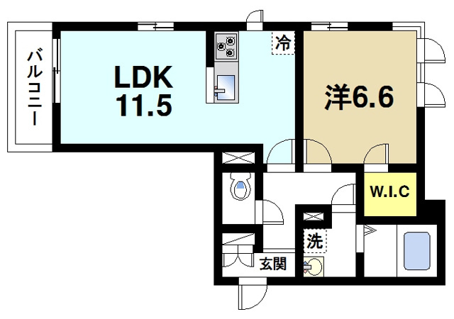 リボーン谷田の間取り図2