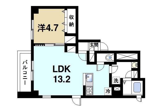 ル・ココン一番館の間取り図2