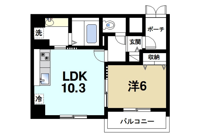 モンパルクいこまNeOの間取り図1