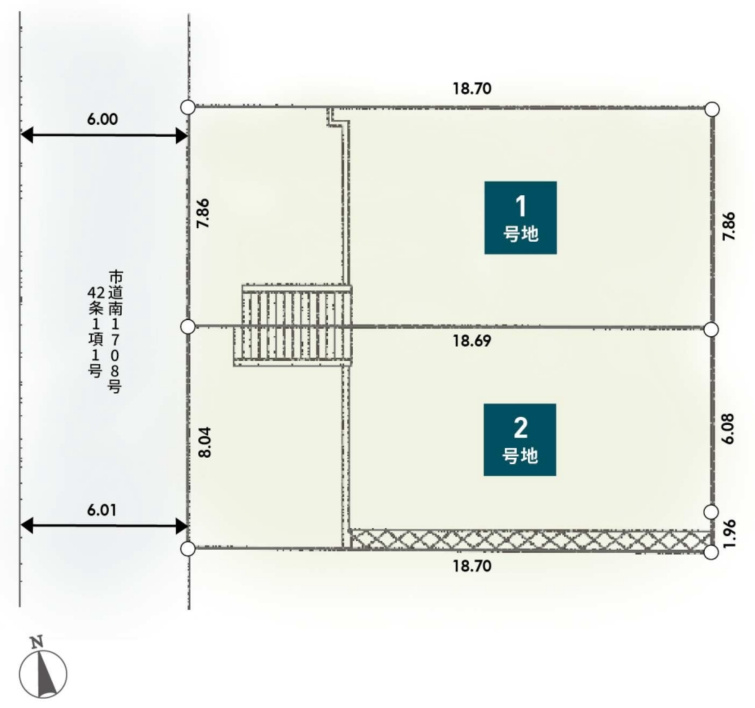 町田市成瀬　2区画売地の画像