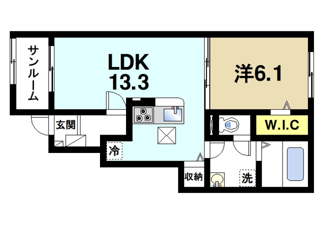 クレストールⅠの間取り図1