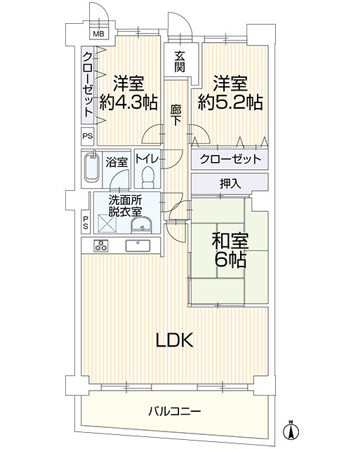2024年11月リフォーム！浜松市中央区龍禅寺町の中古マンションをご紹介の画像