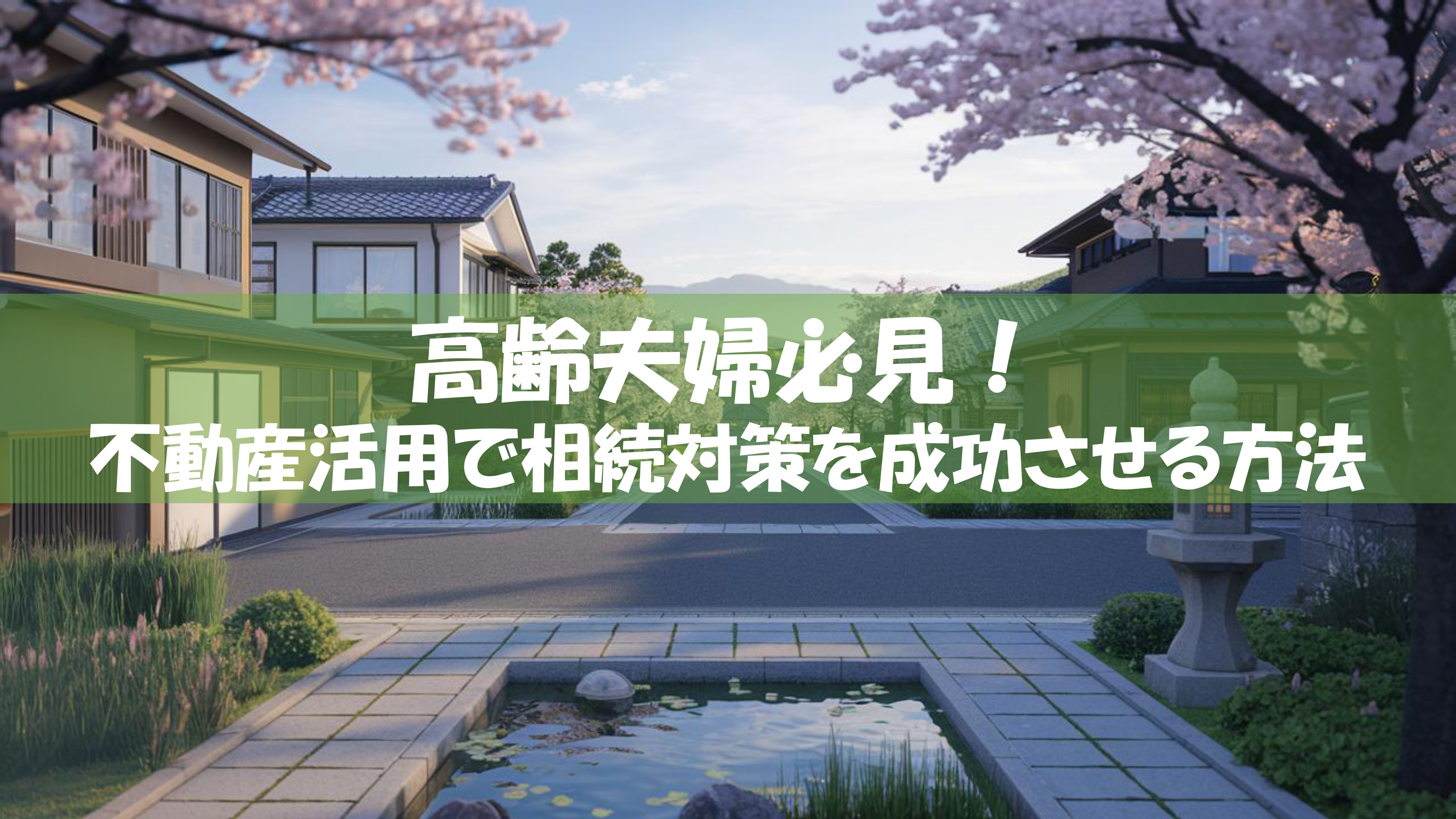 高齢夫婦必見！不動産活用で相続対策を成功させる方法の画像