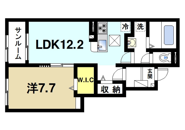 グランド萩ヶ丘Ⅱの間取り図1