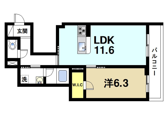 ル　コトー学園前の間取り図1