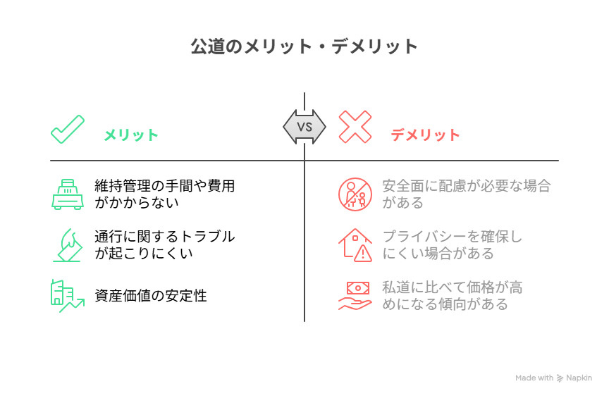 公道のメリット・デメリット