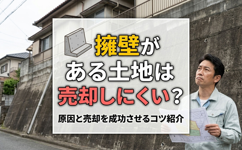 擁壁がある土地は売却しにくい？原因と売却を成功させるコツ紹介の画像