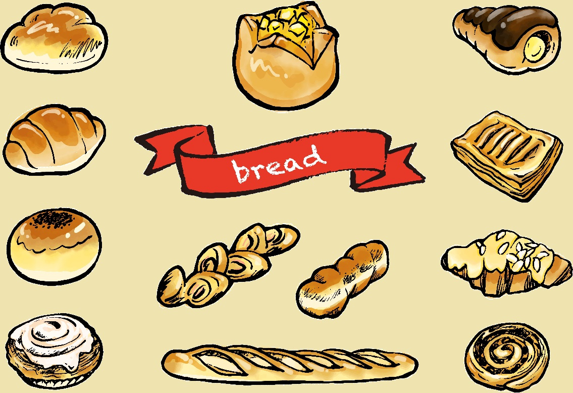 美味しいパンの画像