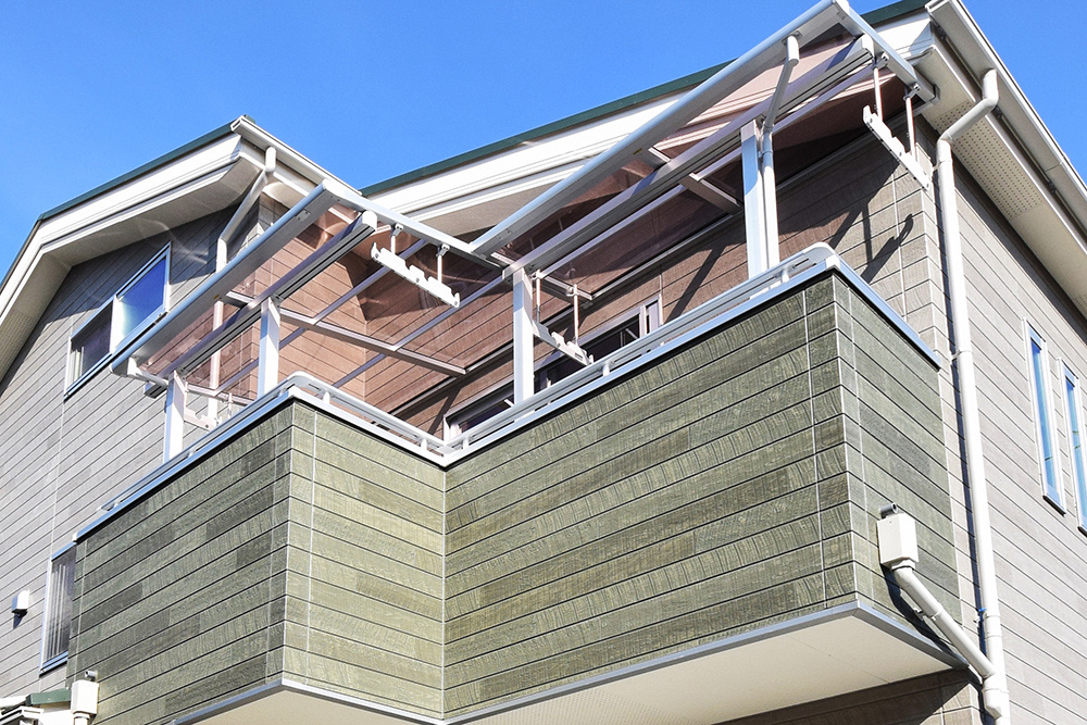 屋根付バルコニー