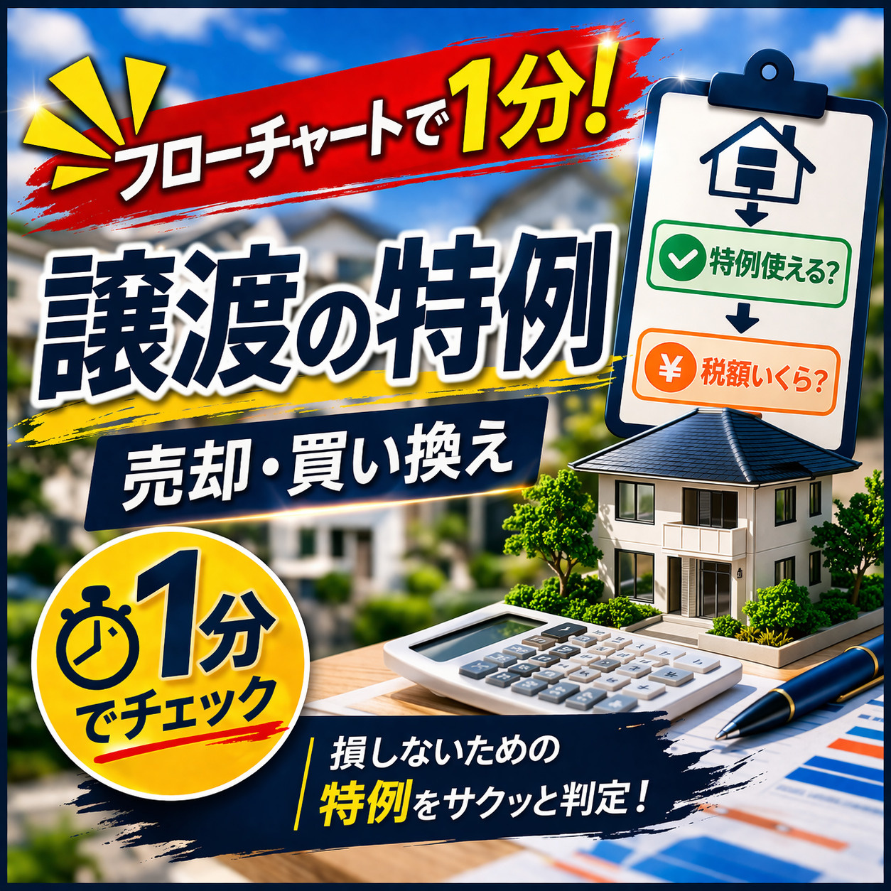 譲渡所得税フローチャート