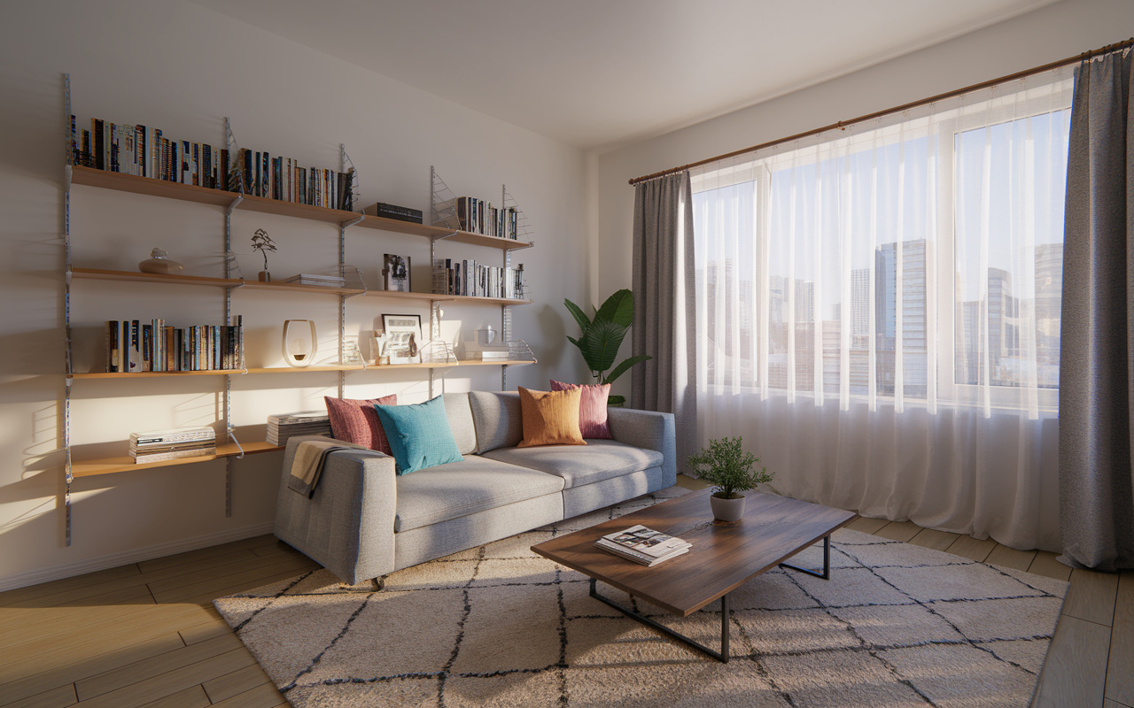 一人暮らし女性必見!最新インテリアトレンドアイデアの画像