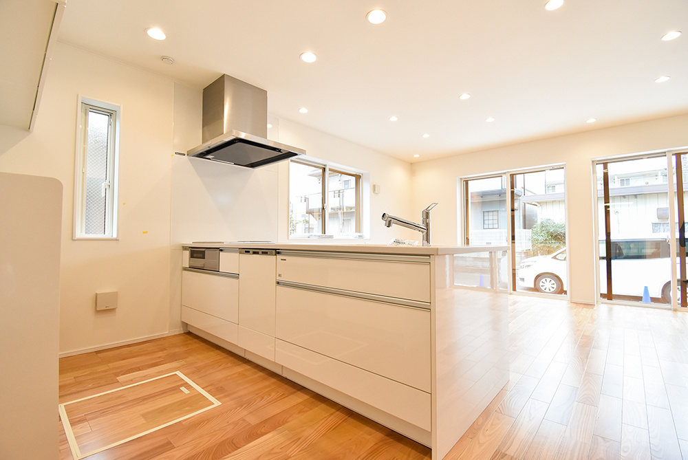 ダウンライトで空間全体がスッキリ