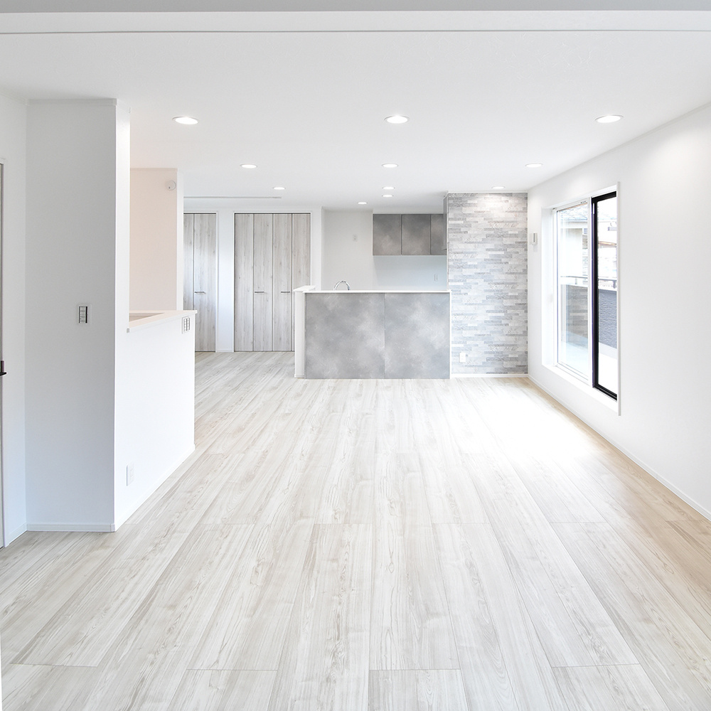 リビングを広くしたいという希望が叶った、22帖の大空間LDKが魅力の家