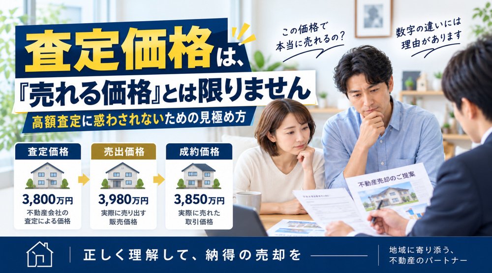 査定価格は、「売れる価格」とは限りません。高額査定に惑わされないための見極め方の画像