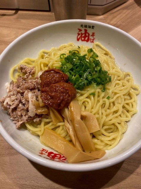 油そばデビュー！の画像