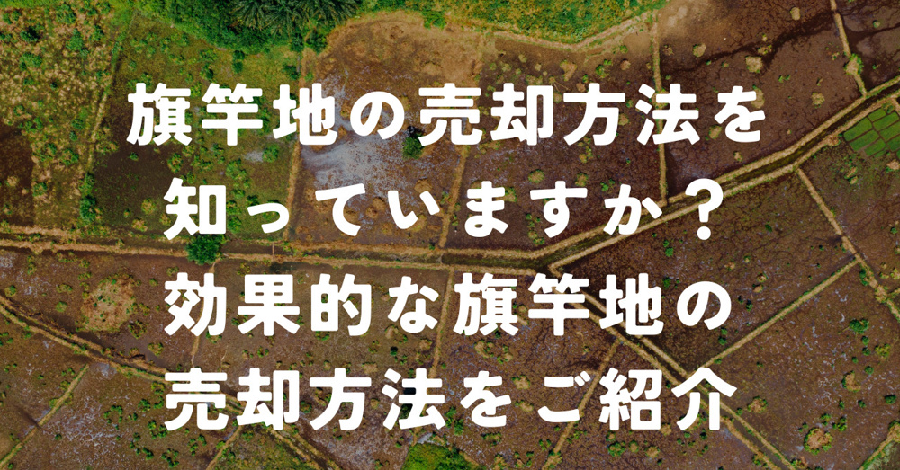 旗竿地の売却方法を知っていますか？効果的な旗竿地の売却方法をご紹介の画像