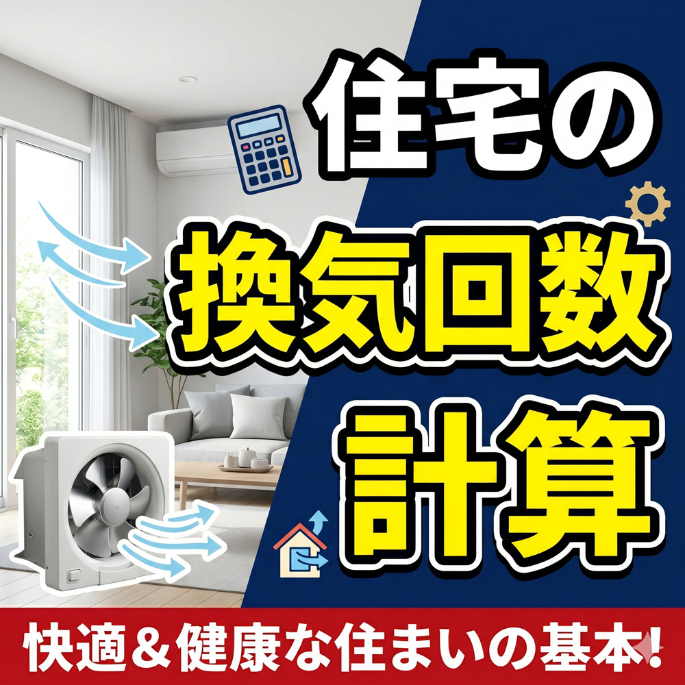 換気回数の計算の画像