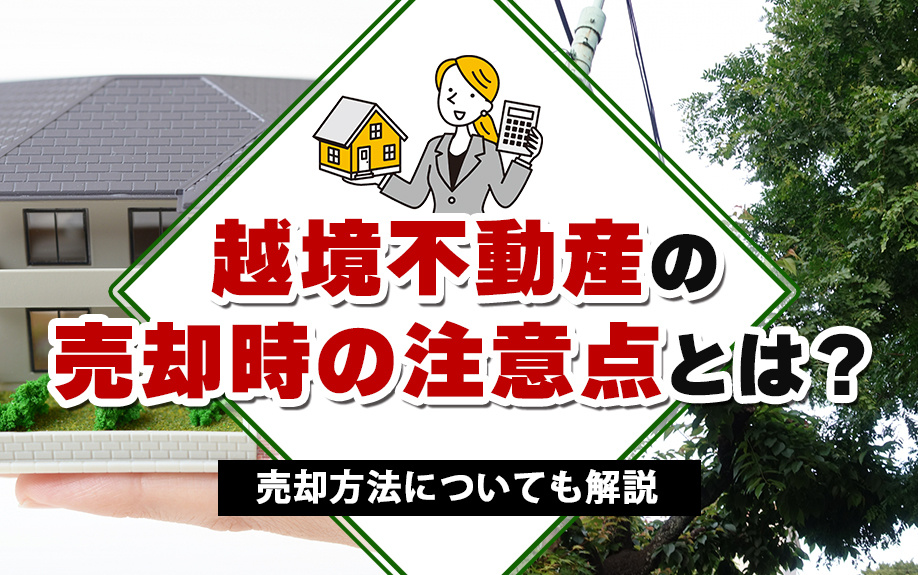 越境不動産の売却時の注意点とは？売却方法についても解説