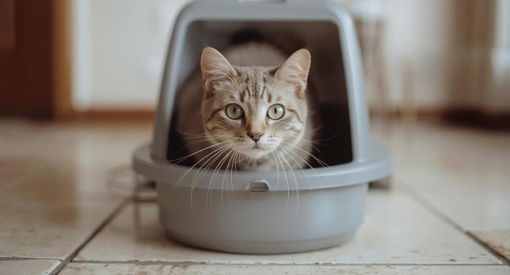 猫トイレのNG場所とは？配置ポイントをご紹介の画像