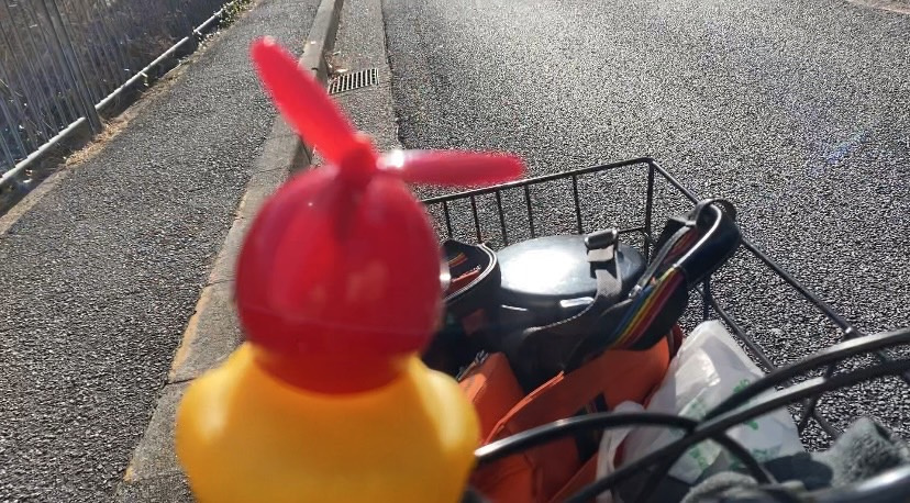 直行で物件調査ちょっと雪降ってました⛄の画像