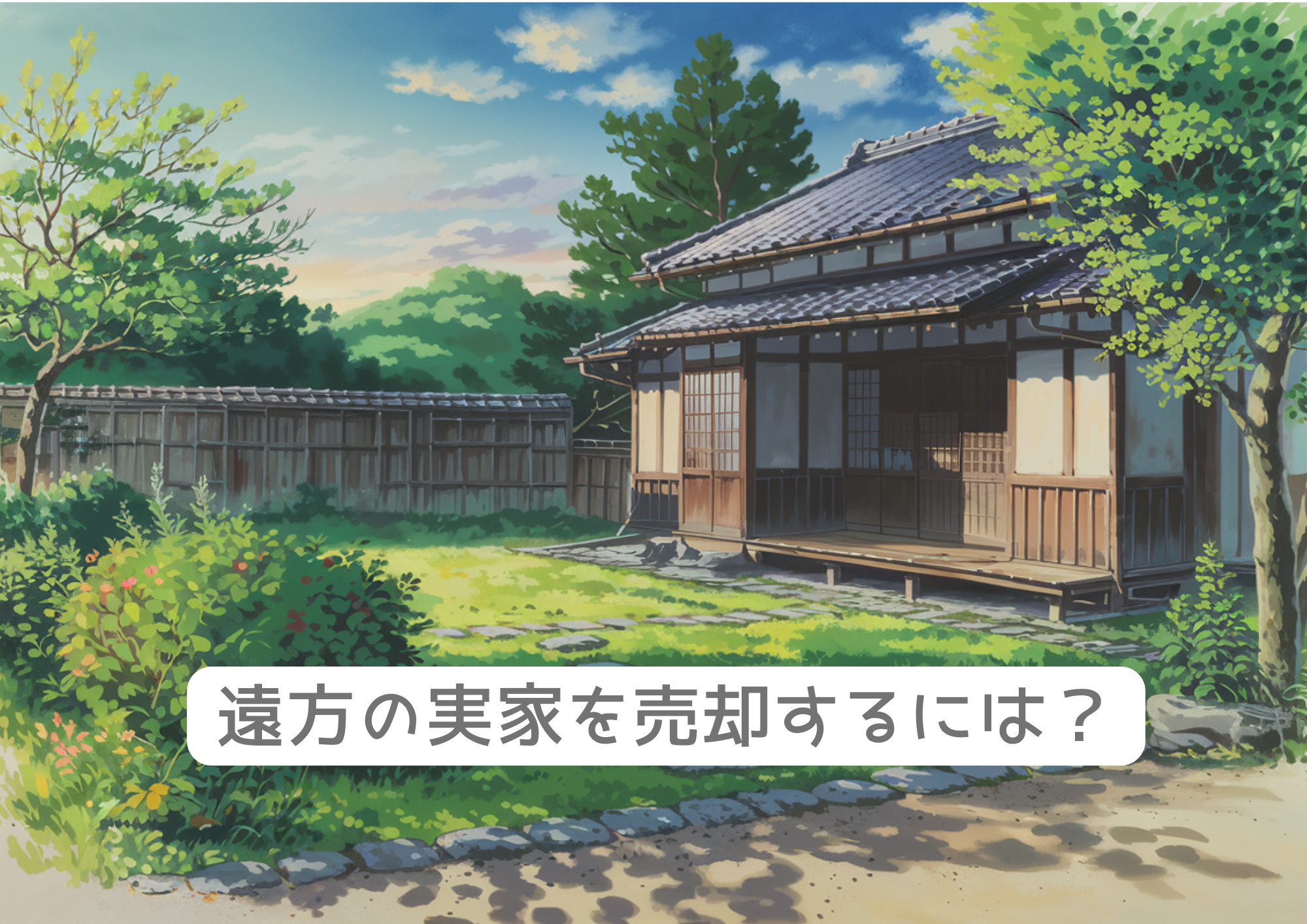 遠方の実家を売却するには？方法を解説の画像