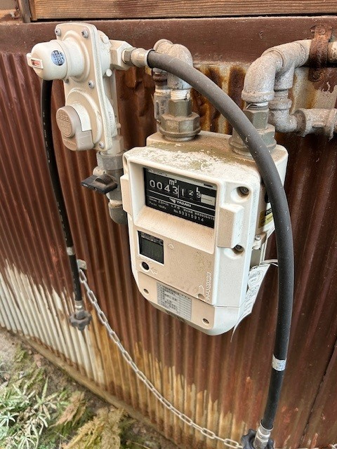 【あま市不動産売却】ガスメーターの画像