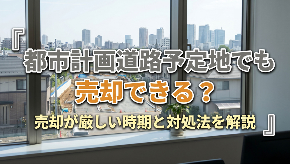 都市計画道路予定地でも売却できる？売却が厳しい時期と対処法を解説の画像