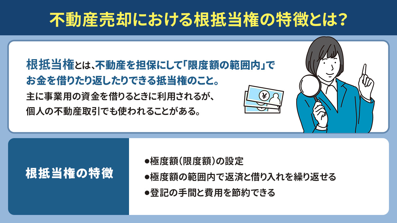 不動産売却における根抵当権の特徴とは？