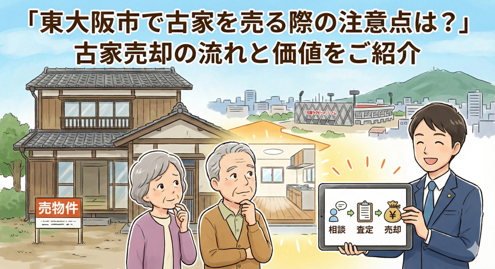 「東大阪市で古家を売る際の注意点は？」古家売却の流れと価値をご紹介の画像