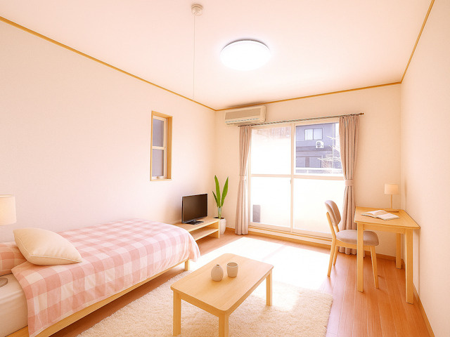 【ルームツアー】ファミール|女性専用アパート!全室角部屋のお家◎の画像