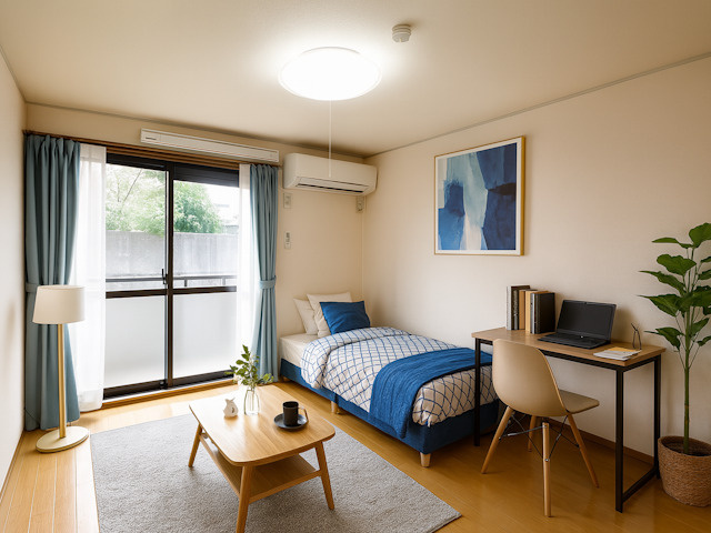 【ルームツアー】ラ･ポール・一条｜全居室角部屋のワンルームアパート！バス・トイレ別のセパレート♪の画像