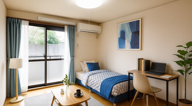 【ルームツアー】ラ･ポール・一条｜全居室角部屋のワンルームアパート！バス・トイレ別のセパレート♪の画像