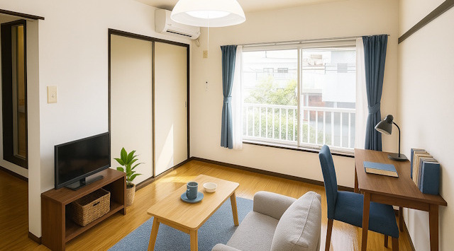 【ルームツアー】ハイツてんがいB｜南向きで日当たり良好◎宅配ボックス完備♪の画像