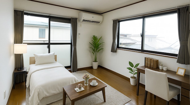 【ルームツアー】メゾン・ラミ｜女性専用レディースアパート！バス・トイレ別の人気タイプ☆の画像